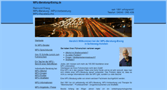 Desktop Screenshot of mpu-beratung-eising.de